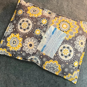 Microwaveable Corn Heating Pad, Large Corn Bag, Microwave Heat Pack, Bed Warmer, Corn Heated Bag, Hot Sack -- Large 10x14 --  Funky