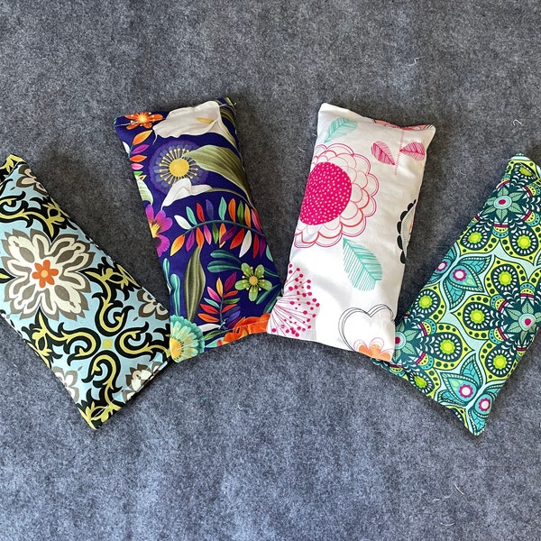 Microwaveable Corn Heating Pad, Ice Pack, Heat Bag, Sinus Pressure, Migraine, Corn Pad, Spa Gift for Her - One Eye Pillow