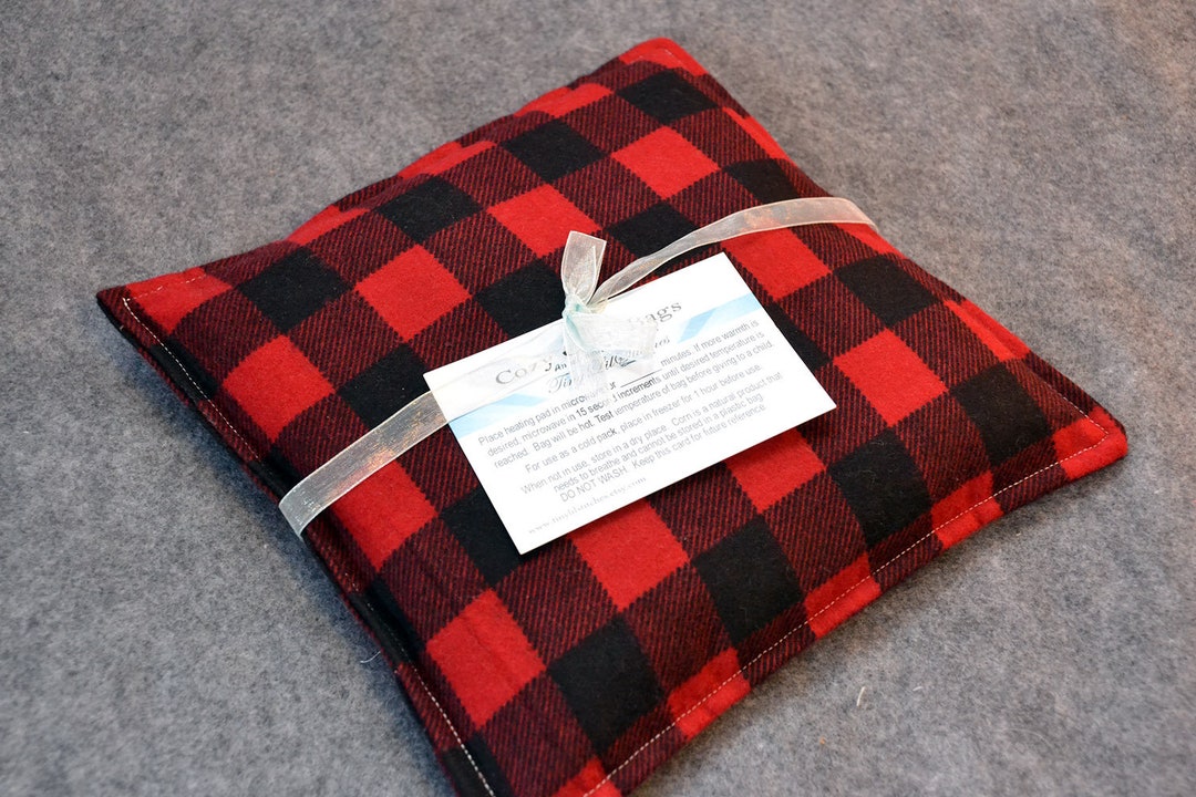 FLANNEL Microwaveable Corn Heat Pack, Heating Pad, Corn Bags, Hand