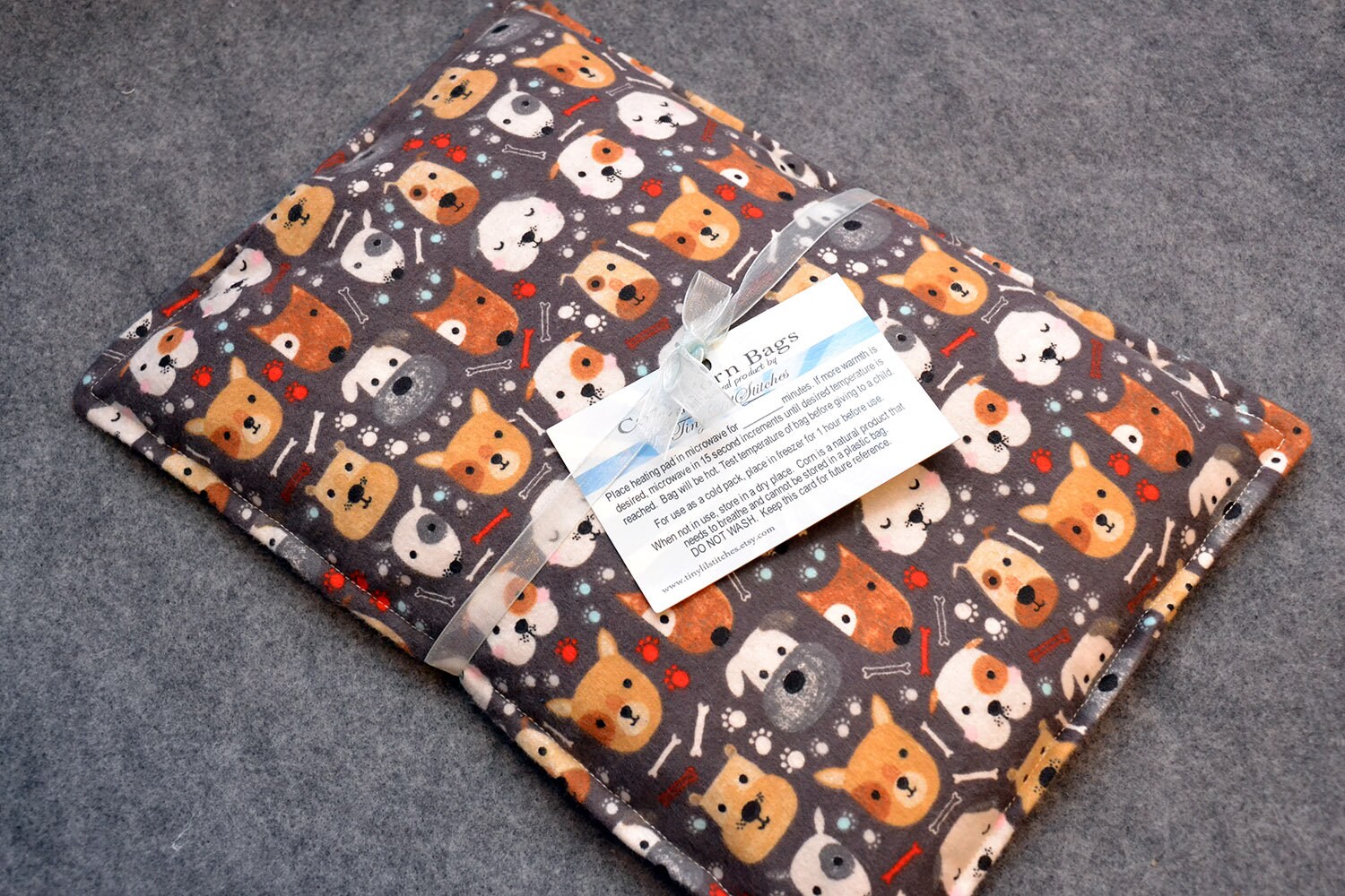 FLANNEL Microwave Heating Pad Large Corn Bag Microwave Heat Etsy