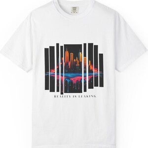Reality Leaking Graphic Tee: Vintage Unisex T-Shirt