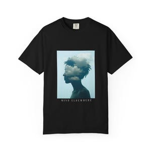 Head in the Clouds Unisex T-shirt, Surreal Graphic Tee, Soft Cotton Shirt, Men's Women's Fashion Top, Dreamy Graphic Tee