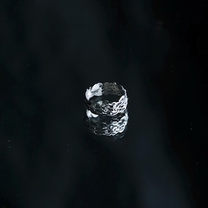 BACKBONE - handmade 925 sterling silver ring band