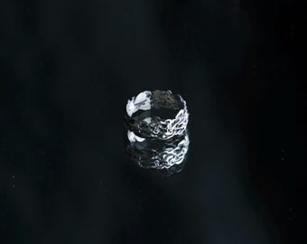 BACKBONE - handgefertigte Ringschiene aus 925er Sterlingsilber