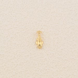 Elegant 18K Gold Filled Fish Pendant Charm for Coastal Ocean Inspired Necklace and Bracelet Jewelry 6x15mm