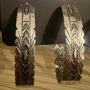 Large Hoop Western Earrings