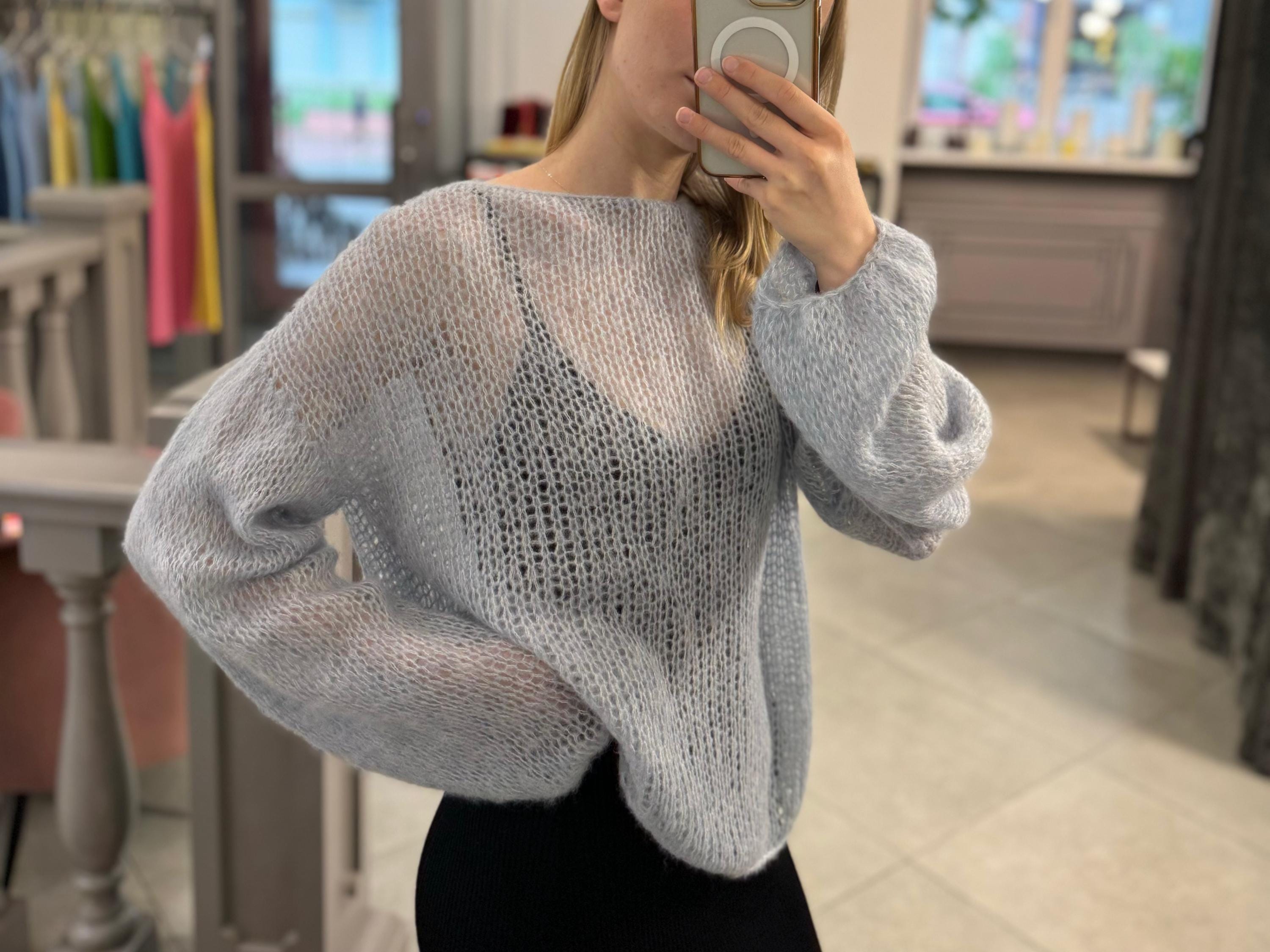 Loose Knit Mohair - Etsy