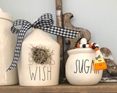 Halloween Sugar Bowl Beads. LIMITED EDITION Candy Corn. listing is for the Beads only Ghost Coffee Bar Decor. Bead Loop. Farmhouse Deco