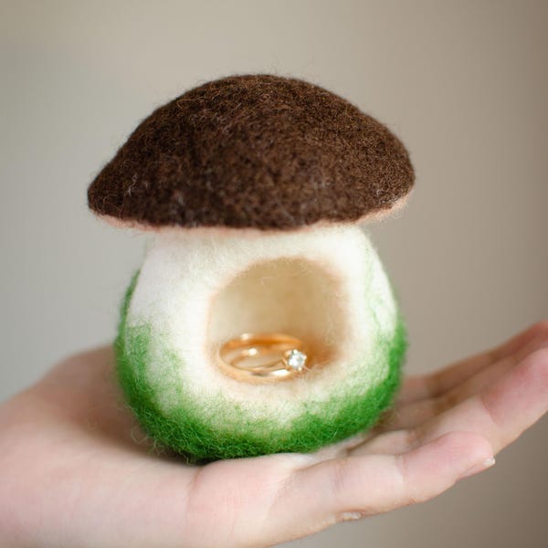 Pilzhaus aus Filz: Waldfee, Wollhaus