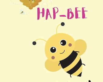Hap-bee Geburtstagskarte!