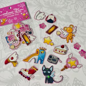 Cardcaptor Sakura Sticker Pack || Wasserfestes und holografisches Vinyl
