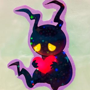Heartless Kingdom Hearts B-grade Sticker || Waterproof and Holographic Vinyl