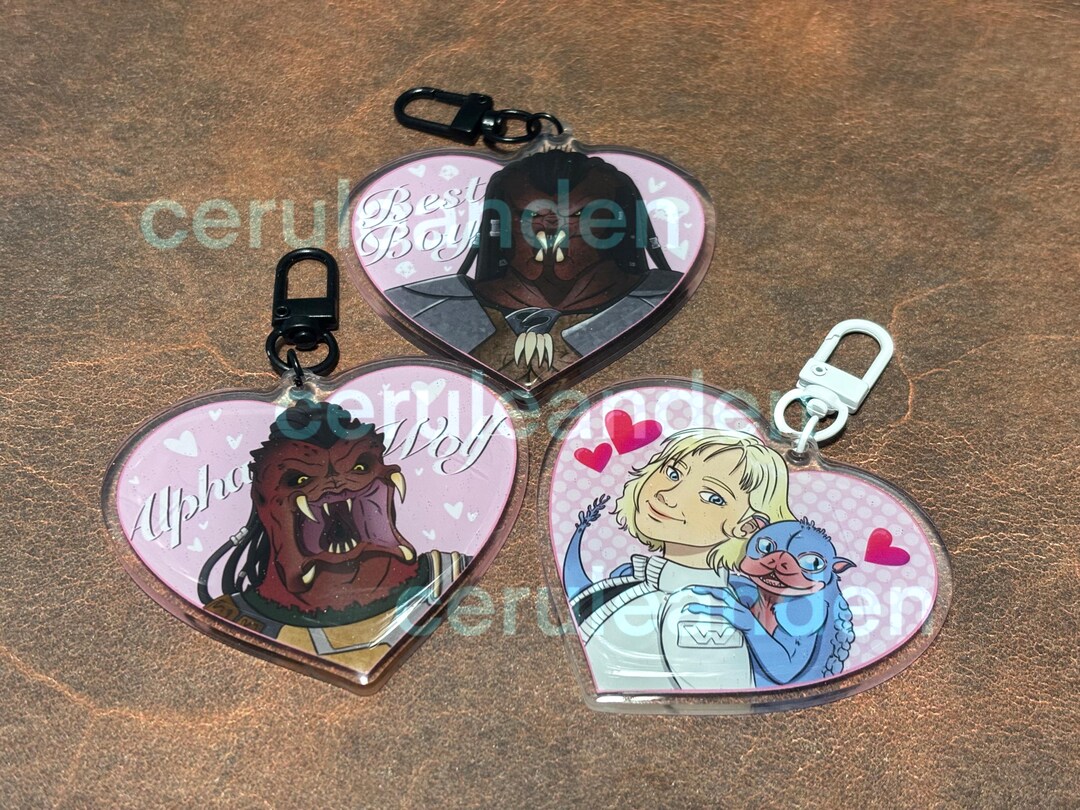 Badlands Keychains || Front Side Epoxy Charms - Etsy
