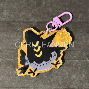 Demon Hunters Magpie Sussie Charm || Acrylic Keychain with Front Side Epoxy