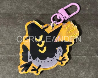 Demon Hunters Magpie Sussie Charm || Acrylic Keychain with Front Side Epoxy