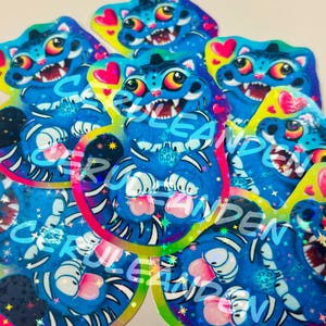 Derpy K-Pop Demon Hunters Sticker || Waterproof and Holographic Vinyl