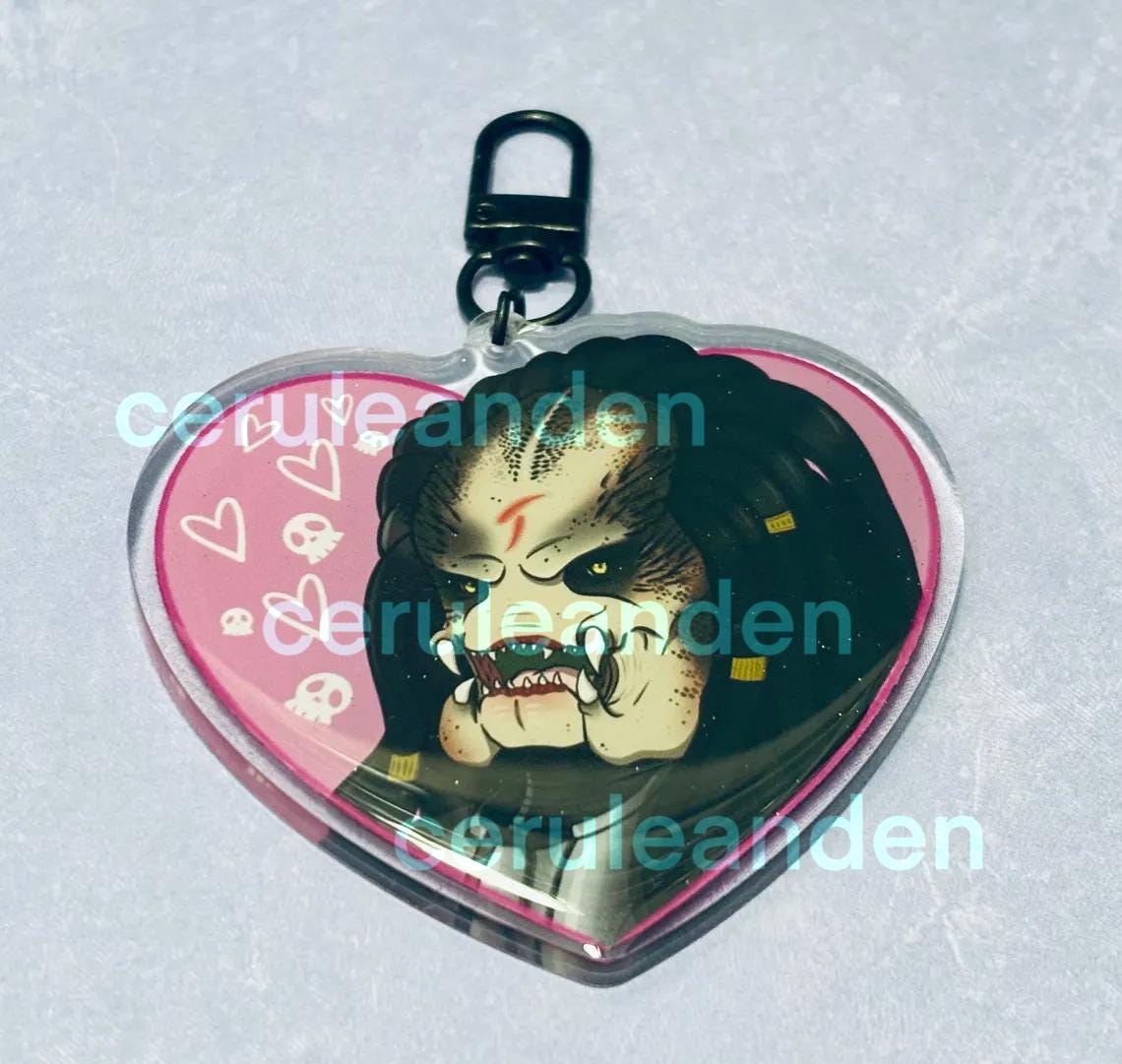 Predator keychain - Etsy 日本