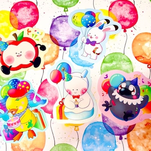 Love and Deepspace Celebration Stickers! Waterproof Vinyl