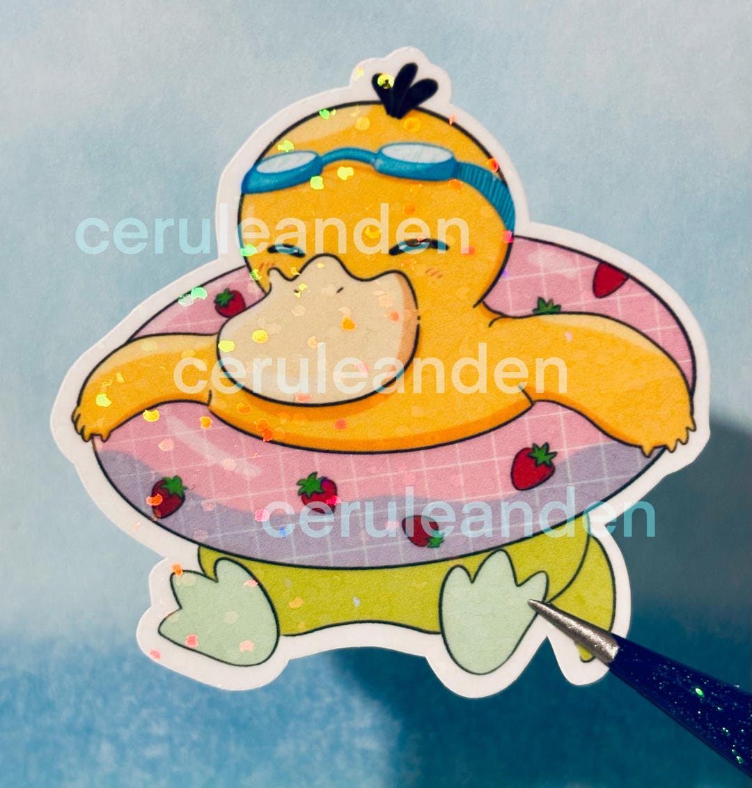 Ducky Sticker Ducky Sticker || Holographic Waterproof Vinyl - Etsy