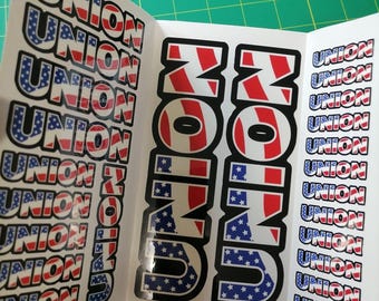 USA Union Vinyl Stickers – Hard Hat & Toolbox Decals (24-Piece)