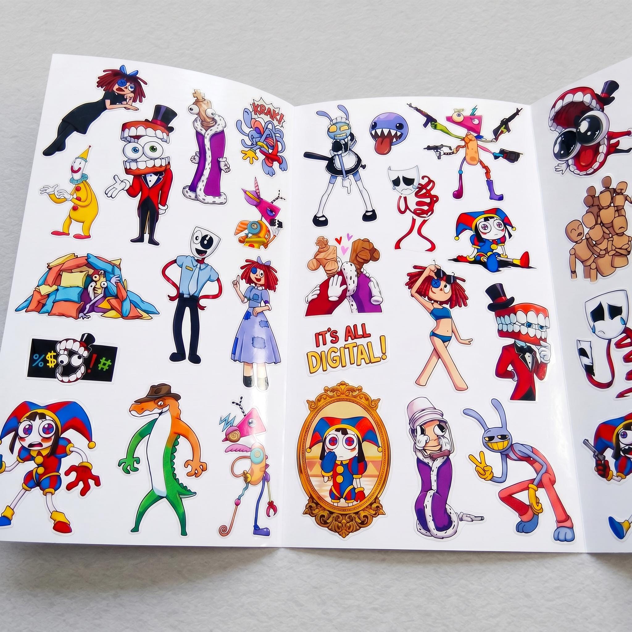The amazing digital circus stickers - Etsy 日本