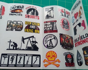 Canadian Oil Stickers Pack –Humor, Hard Hat & Toolboxes