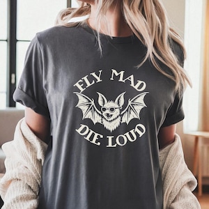 Bat Aesthetic Ozzy TShirt, Rock Legend Tribute Tee, Loud Life Graphic Tee, Forever Loud Punk Shirt, heavy metal fan gift, music lovers gift