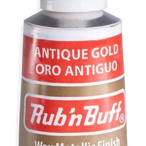 Antique Gold - Amaco Rub &#39;N Buff Uncarded Wax Metallic Finish Crafts