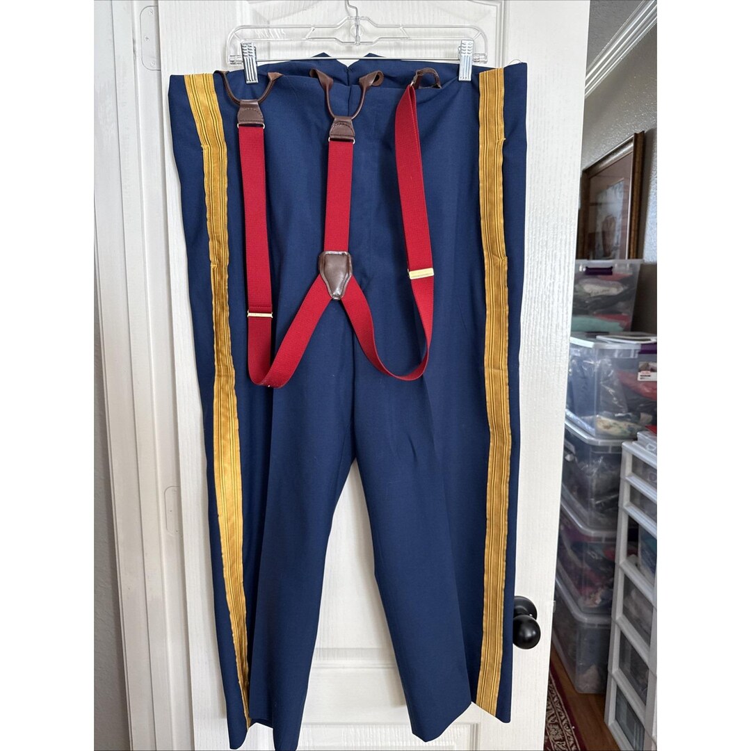 army nco dress blue pants US Officer Uniform Pants, Size 38/39, Wool Blend sa_ALL_top_profit Officer and Enlisted soldiers Size:Small 41
