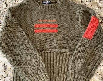 Vintage Polo Jeans Co Ralph Lauren Sweater SizeL 100% Cotton Discontinued 5514