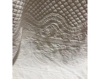 Mohawk Home 100% Cotton Historic Charleston Matelasse Bedspread Queen 100x100USA