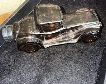 1978 Avon Sterling Six Deep Woods Aftershave Car Bottle Silver Empty 4884