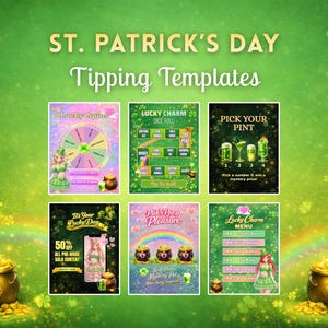 St Patrick’s Day Tip Games for Content Creators: OnlyFans, Fansly (Digital Download)