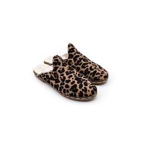 Anka’s Hana| Women’s Handmade Hair-On Leather Loafers | Genuine Cowhide Slip-On Shoes | Padded Insole Flats