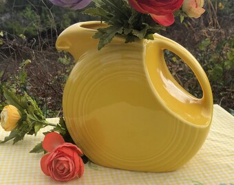 Fiesta ware Yellow Pitcher Earlier