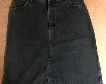 lee riders mid rise skirt