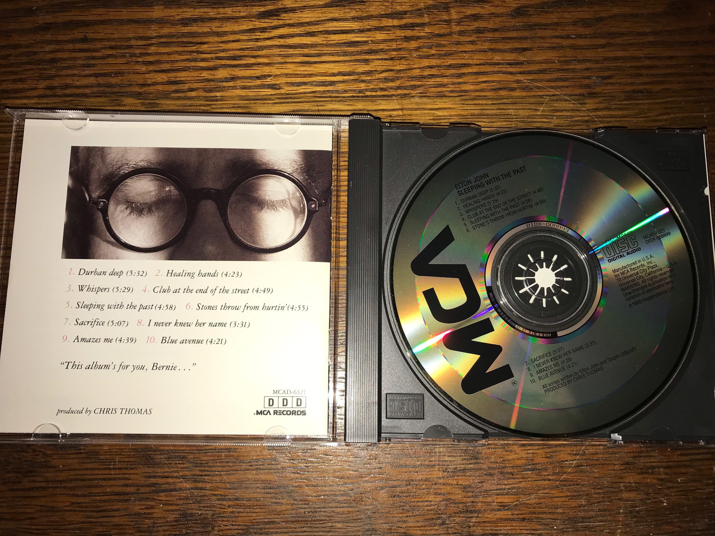 elton john album cover sleeping with the past