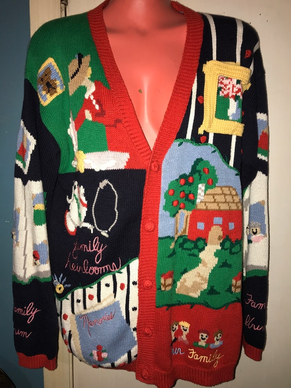 Vintage Ugly Sweater. Family Ugly Sweater. Family