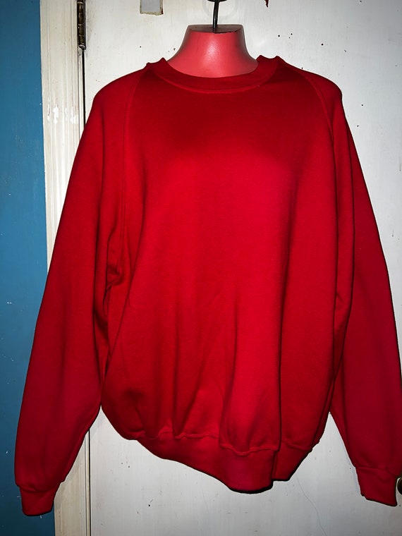 Vintage 90’s Red Jerzees Sweatshirt. NWOT Red Swea