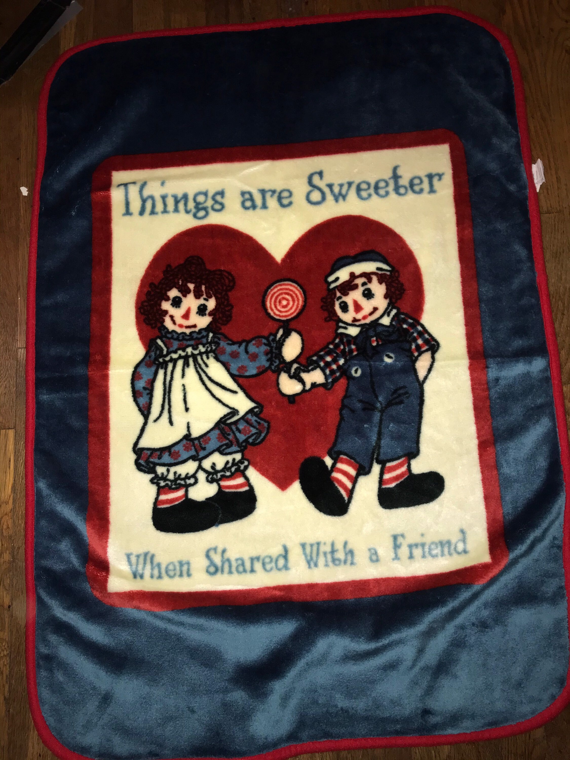 Raggedy ann and andy blanket new arrivals