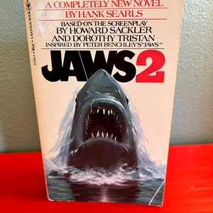 1978 Jaws 2, By Hank Searls, Book Inspired By Jaws