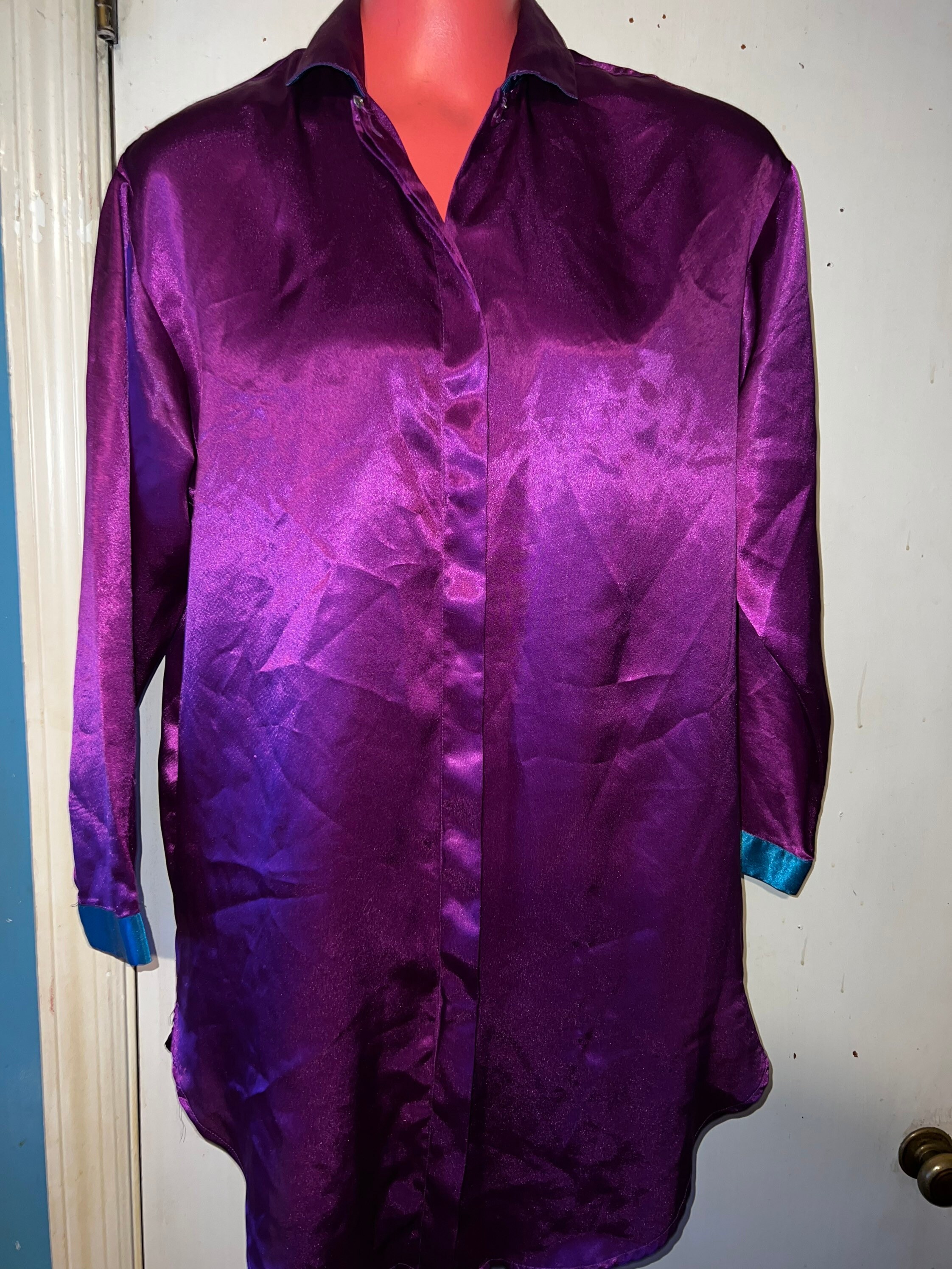 purple night shirt