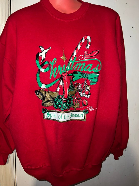 Ugly Christmas Sweatshirt. Christmas Spirit of Th… - image 1