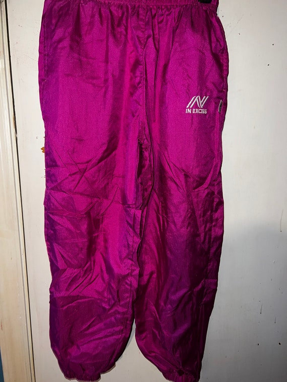 Vintage Kid’s Pink Windbreaker Pants. Pink Windbre