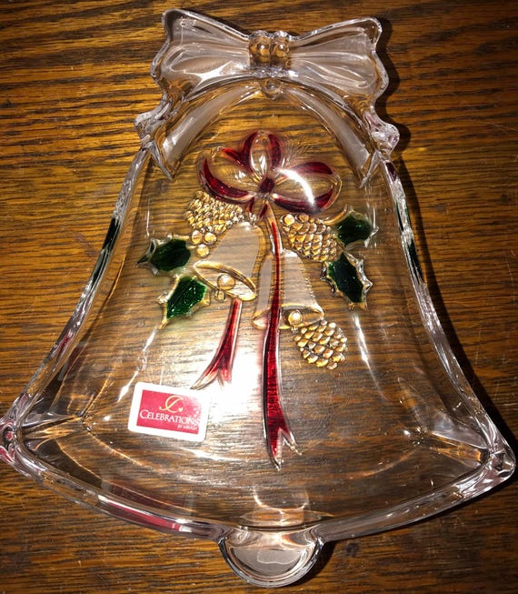 Vintage Mikasa Christmas Dish, Holiday Table Decor