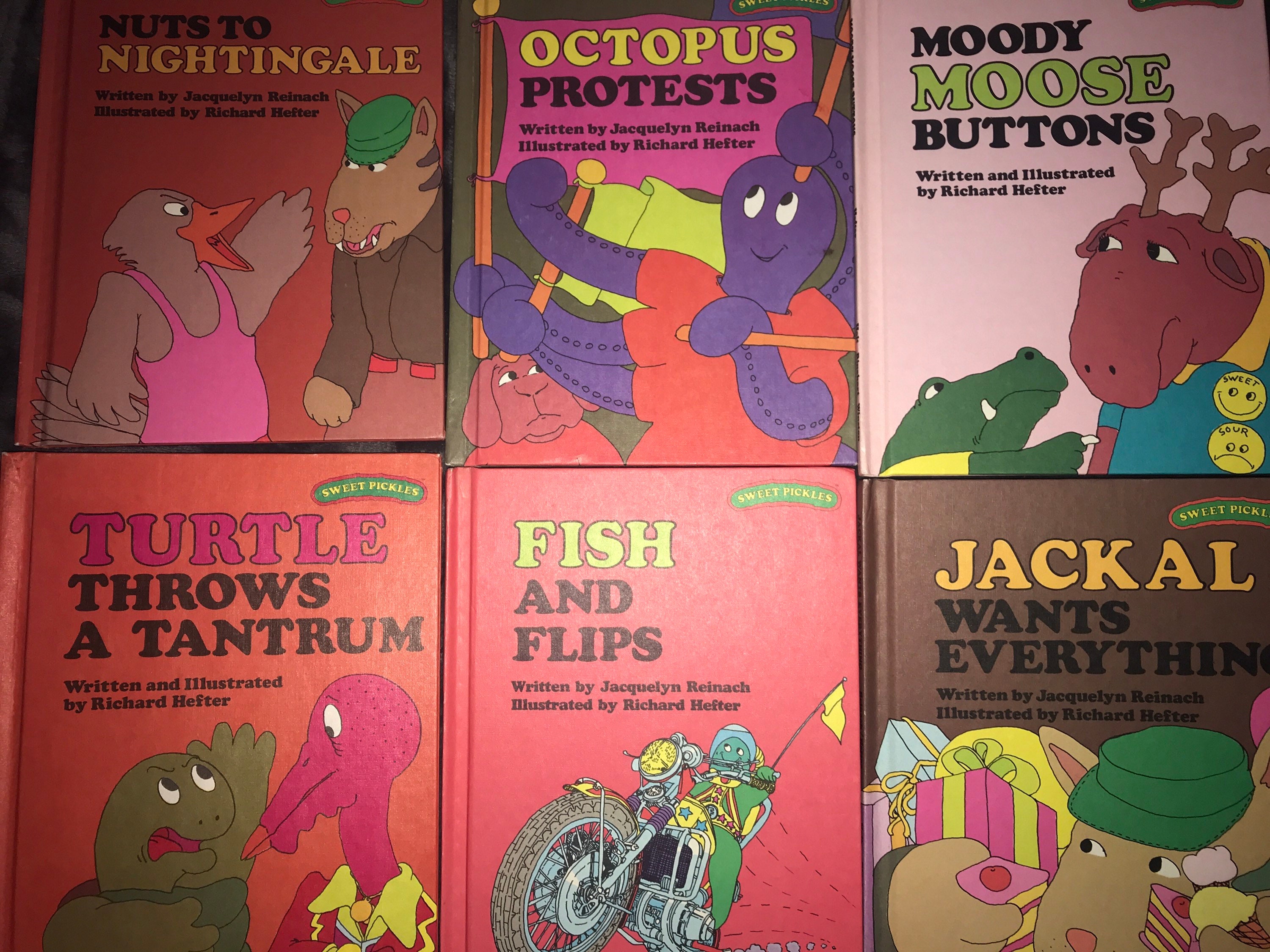 Vintage Sweet Pickles Books. Set of Six Large Sweet Pickles Books