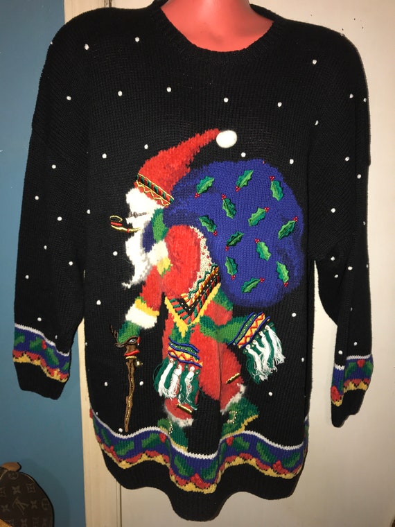 Vintage Ugly Christmas Sweater. Ugly Christmas Swe