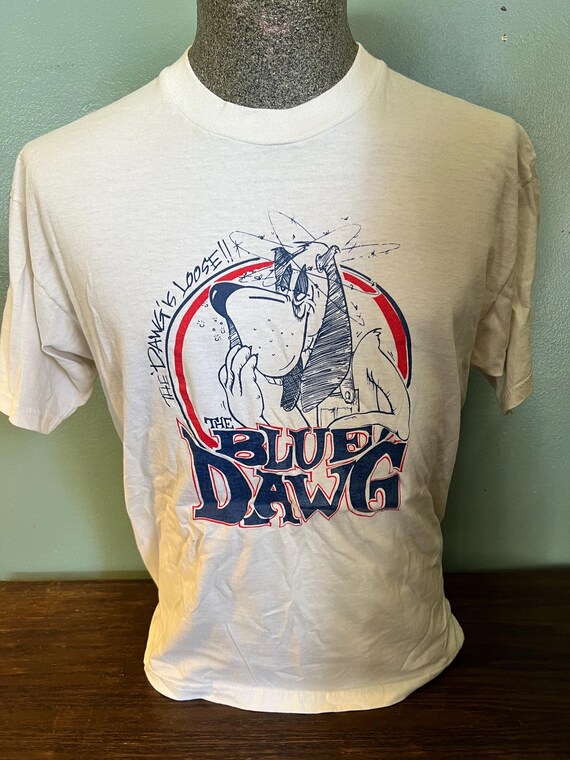 Vintage 1990’s The Blue Dawg T-shirt, Size Large