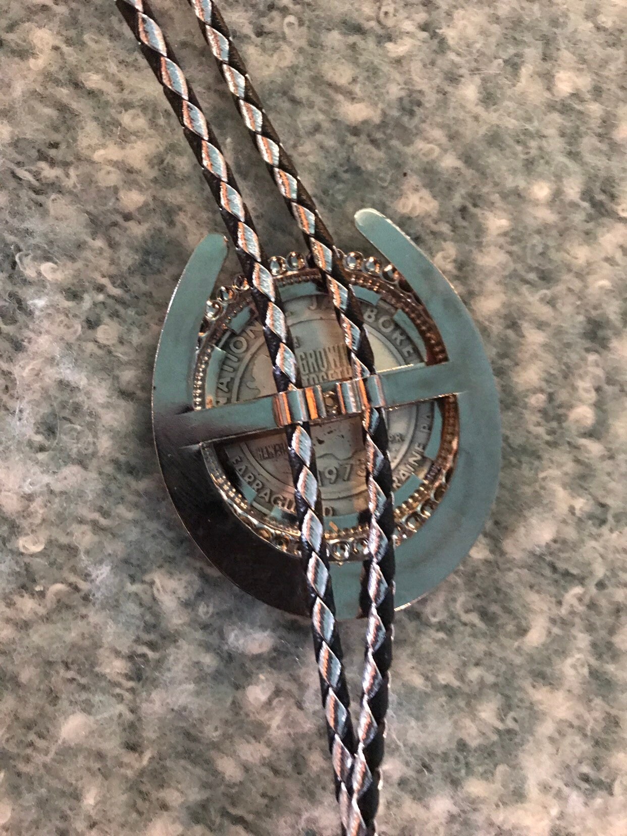 Vintage Boy Scout Bolo Tie. 1973 National Scout Jamboree Bolo Tie