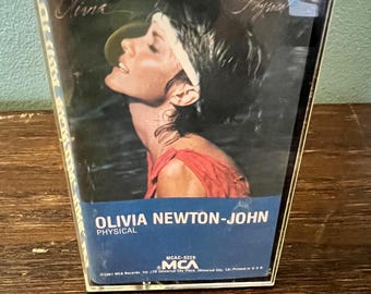 Vintage 1980’s Olivia Newton-John Physical Cassette Tape, Tapes are Making a Comeback!